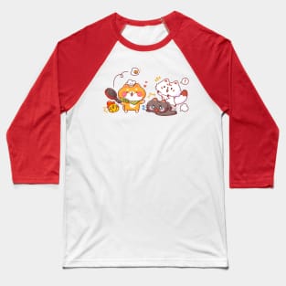 Breakfast with Friends Baseball T-Shirt